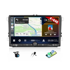  4 64G Android 15 Car Stereo Radio for VW Passat Jetta Tiguan Golf MK5 MK6 T...