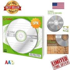 50 Pack CD-R 700MB 80 Min 52x Recordable Discs Data Music Photos