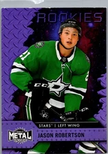 2020-21 Skybox Metal Universe - Rookies Purple Spec #101 Jason Robertson /199