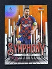 25/25 ≈1/1 ! 2025 Topps Finest UEFA Lionel Messi #SY-2 Orange Refractor Symphony