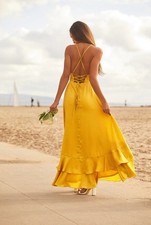 ebay yellow bridesmaid dresses Keisha Maxi Bridesmaid Dress main image 0