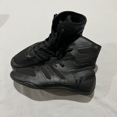 Title Boxing Total Balance Mens Black Lightweight Lace Up Boxing Shoes Size 14