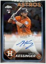 2024 Topps Chrome - Rookie Autographs Grae Kessinger #RA-GK (AU, RC) HOU