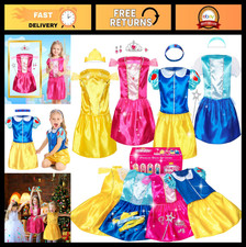 Princess Dress Up Trunk Set - 15pcs Pretend Play Costumes for Toddlers 3-6 Years