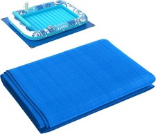 Pool Tarp For Under Inflatable Tanning Pool Lounger Float – 8x6ft Waterproof