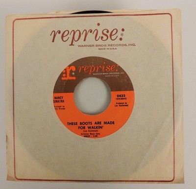 Nancy Sinatra - These Boots Are Made For Walkin' 45 1965 Reprise Records 0432 EX