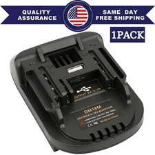 1-PACK Battery Adapter Converter for Milwaukee 18V Lithium to Dewalt 20V Tools