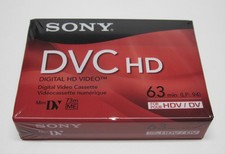 1 Sony HD Vixia DVM-63HDR HDV tape for HV30 HV40 GY-HD 100U camcorder
