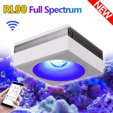 PopBloom RL90 Full Spectrum Marine LED Aquarium Reef Lights for 24 36 48 72 96in
