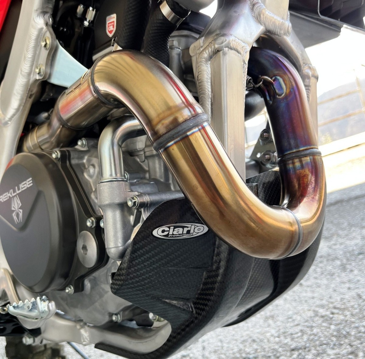 CIARLO KIT PROTEZIONE MOTORE PARAMOTORE CARBONIO HONDA CRF 450