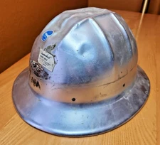 Vintage Jackson Products Alumihat SH-5 Hard Hat Full Brim w/ Head Liner USA Made