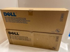 NEW 2 DELL 5110CN High Capacity TONER CARTRIDGES Yellow, Cyan