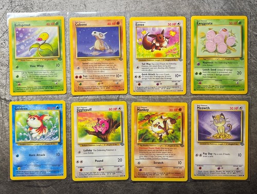 LP (Unlimited) COMPLETE Pokemon JUNGLE Set 32-Card UNCOMMON/COMMON Non-Holo - Picture 6 of 9