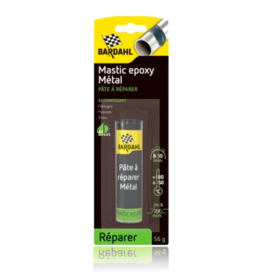 BARDAHL Mastic Epoxy Spécial Métal Réf: 5007 60g Qualité PRO ! - Photo 1/1