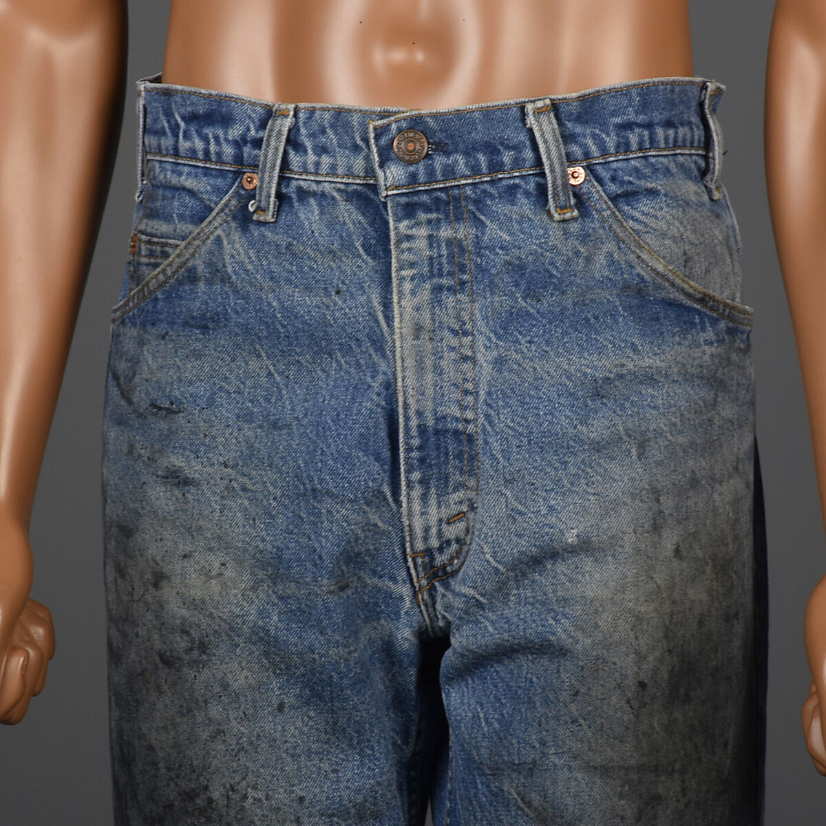36x32 1970s Mens Distressed Denim Levi's Workwear Jeans 36x32 1970s Mens Distressed Denim Levi's Workwear Jeans