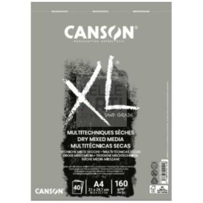 BLOCCO CARTA SPIRALATO MULTITECNICA PER DISEGNO SERIE XL '' SAND GRAIN '' 40 FG A4