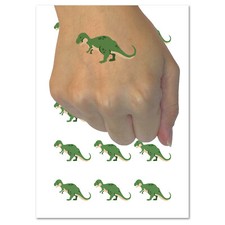 Tyrannosaurus Rex Dinosaur Solid Temporary Tattoo Water Resistant Body Art Set