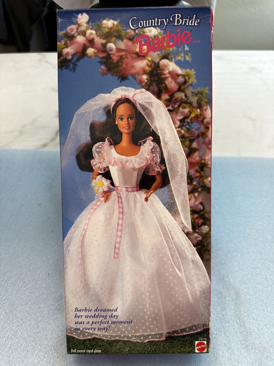 Barbie(バービー) Country Bride Doll (Brunette) Wal Mart Special