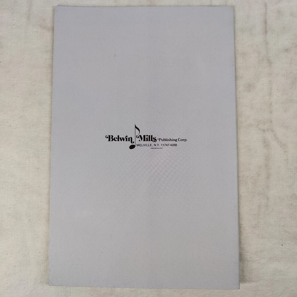 Rare Vtg 1980 "MISSA BREVIS" in C Major W. A. MOZART Kalmus Vocal Score K 6339 - Image 3 of 4