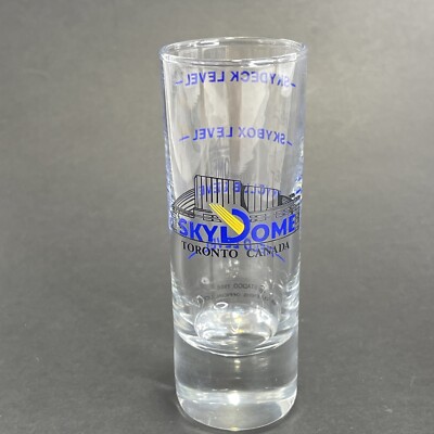 Vintage 1988 Toronto Blue Jays Baseball SkyDome 3oz Shot Glass 3 oz Sky Dome