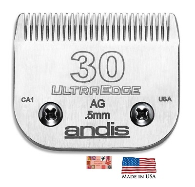 ANDIS ULTRA EDGE 30 BLADE*Fit Many Oster,Wahl,Moser Laube Clippers*Pet Grooming