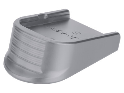 NDZ Glock 17 19 45 Gen 1-5 Magazine Plate Extension Aluminum Grey