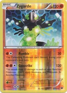 Pokemon TCG XY Fates Collide Zygarde 53/124 Reverse Holo