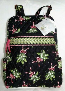vera bradley black backpack purse