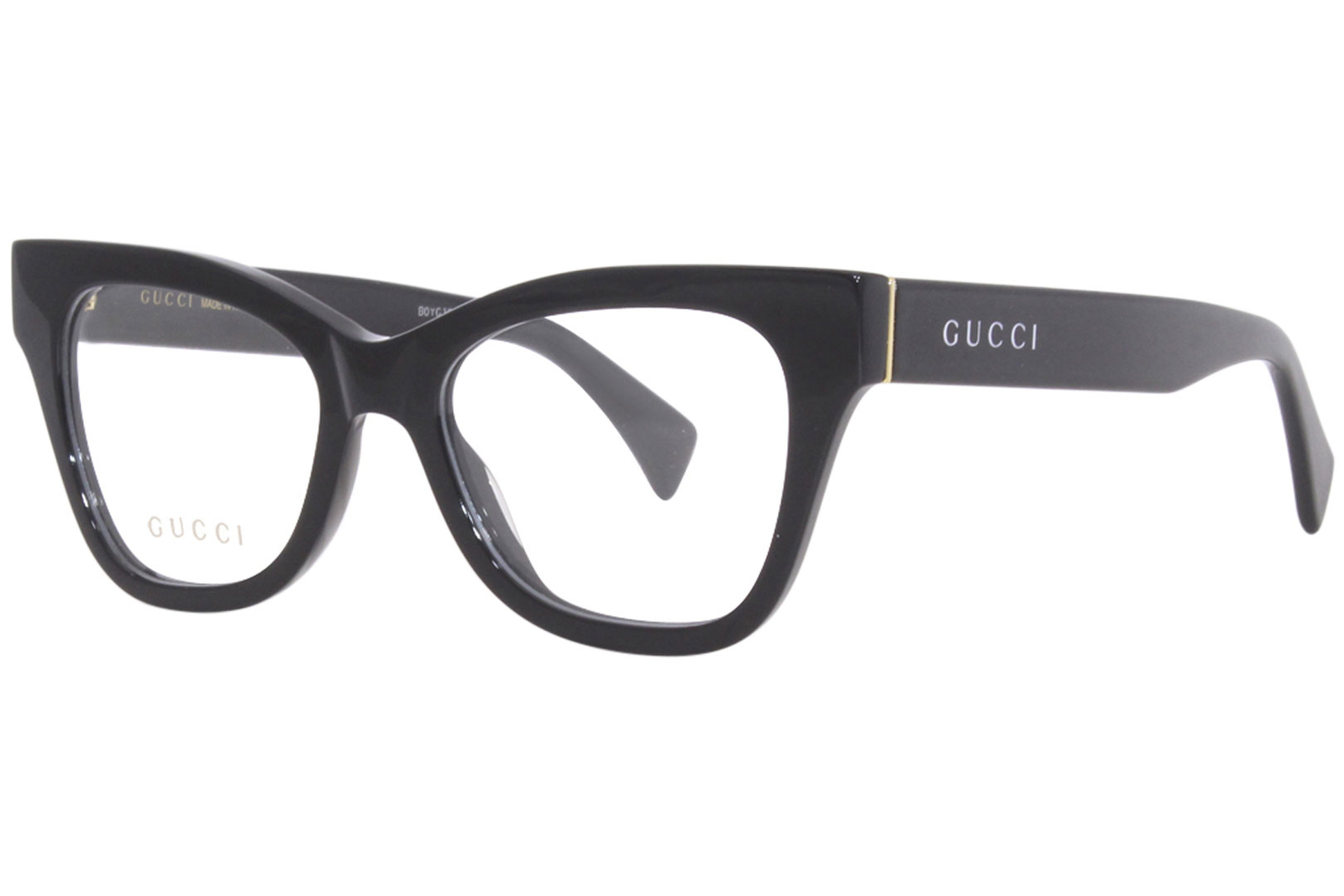 Gucci GG1133O 001 Black Cat Eye Full Rim Eyeglass Frame for Women 52mm