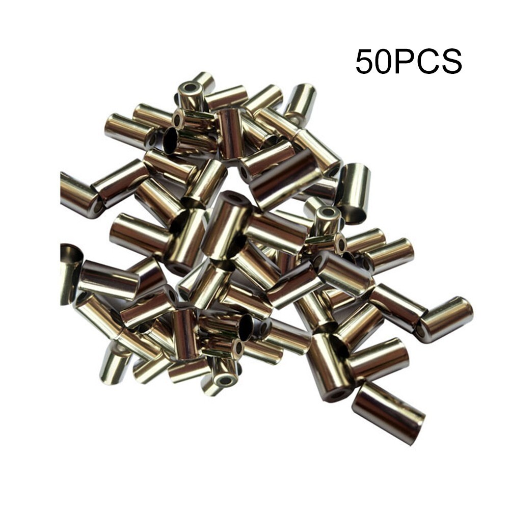 50Pcs Brake Cable End Cap Bicycle Cable Housing Ferrules Durable Copper eBay