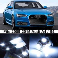 16 x Premium Xenon White LED Lights Interior Package Upgrade for Audi A4