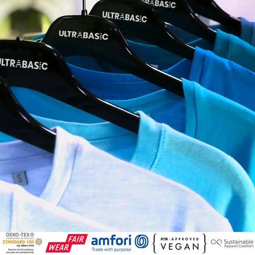 ULTRABASIC Homme Tee-Shirt Ligua Ligua T-Shirt Graphique Éco-Responsable - Photo 7/7
