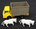 MATCHBOX Lesney #37 CATTLE TRUCK With Cattle Yellow ENGLAND