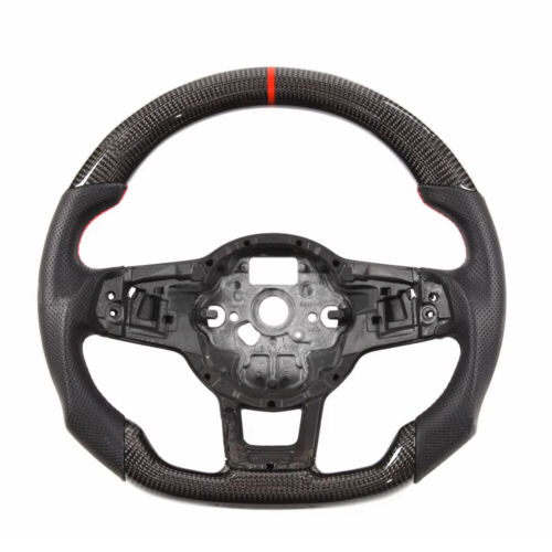 Real Carbon Fiber Smart Lenkrad Für Volkswagen MK7 Mk7.5 GTI Golf GTD 2013-2020 - Picture 3 of 14