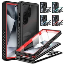 For Galaxy S24 Ultra S24 Plus 5G Waterproof Case w Shockproof Screen Protector