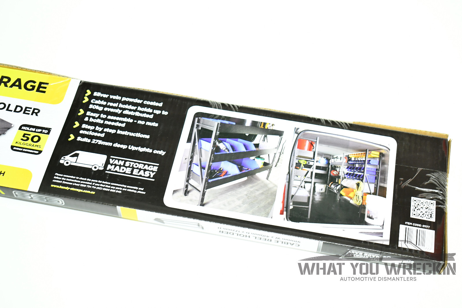 NEW GSS VAN STORAGE CABLE REEL HOLDER 50KG 910x410x172 SHELVING