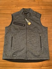 Dri Duck Compass Soft Shell Vest Mens XL Charcoal Storm Shield Performance NWT