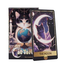 Cat Tarot Cards Fortune Telling Tarot Deck Board Game Cards