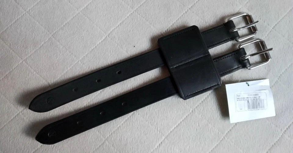 Norton Sattelgurtverlängerer Sattelgurtverlängerung Leder schwarz und braun