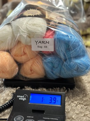 YARN LOT 88 - VINTAGE MADE IN USA CARON PERFECT PUFF BRUSHED ACRYLIC - 11 SKEINS