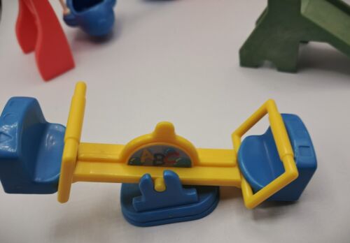 Vtg 90s School My Kindergarten Little People Dollhouse Keenway Playground 5 Piec - Imagen 3 de 14