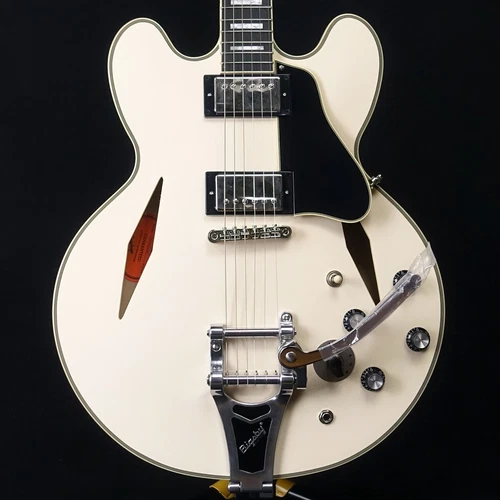 Epiphone Shinichi Ubukata ES-355 Custom Bigsby ver.02 Classic White hard case