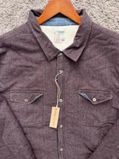 Carbon2Cobalt Sherpa Lined Festa Jac Shirt Shacket Men Size XXL NWT Jacket