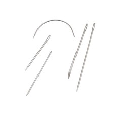 7PCs Leather Curved Repair Sewing Needles Kit...