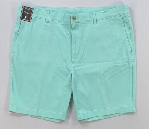 Pantaloncini uomo Roundtree & Yorke Casuals vestibilità classica davanti piatto 9" cuciture interne elasticizzate - Foto 7 di 14