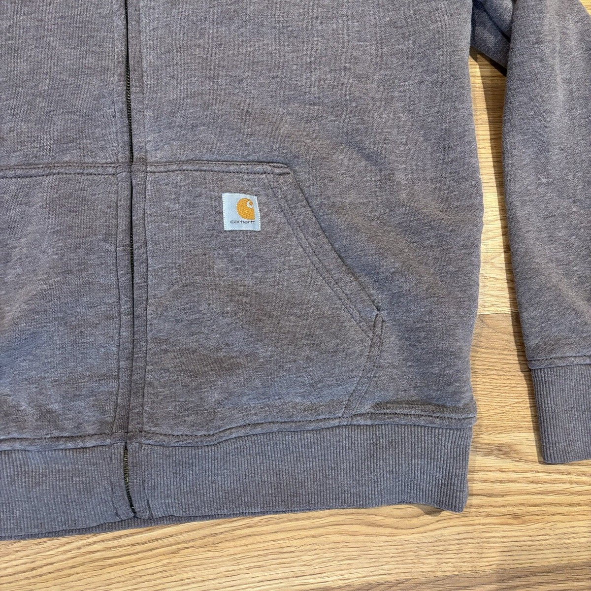 M Carhartt Hoodie Clarksburg Sweatshirt Sherpa 102787 Blackberry