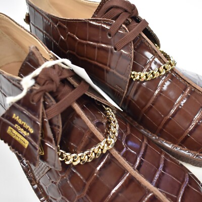 NWT Supreme Martine Rose Clarks Desert Trek Shoes Brown Croc NWT Supreme Martine Rose Clarks Desert Trek Shoes Brown Croc