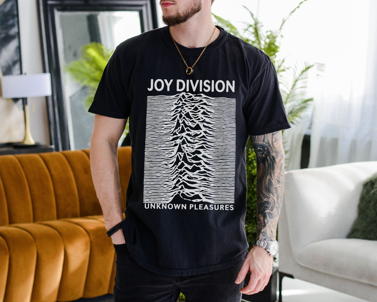 Joy Division T-Shirt 70s English Rock Band Vintage Black Comfort