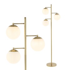 JONATHAN Y Ellie 66" 3-Light Modern Vintage Iron LED Floor Lamp