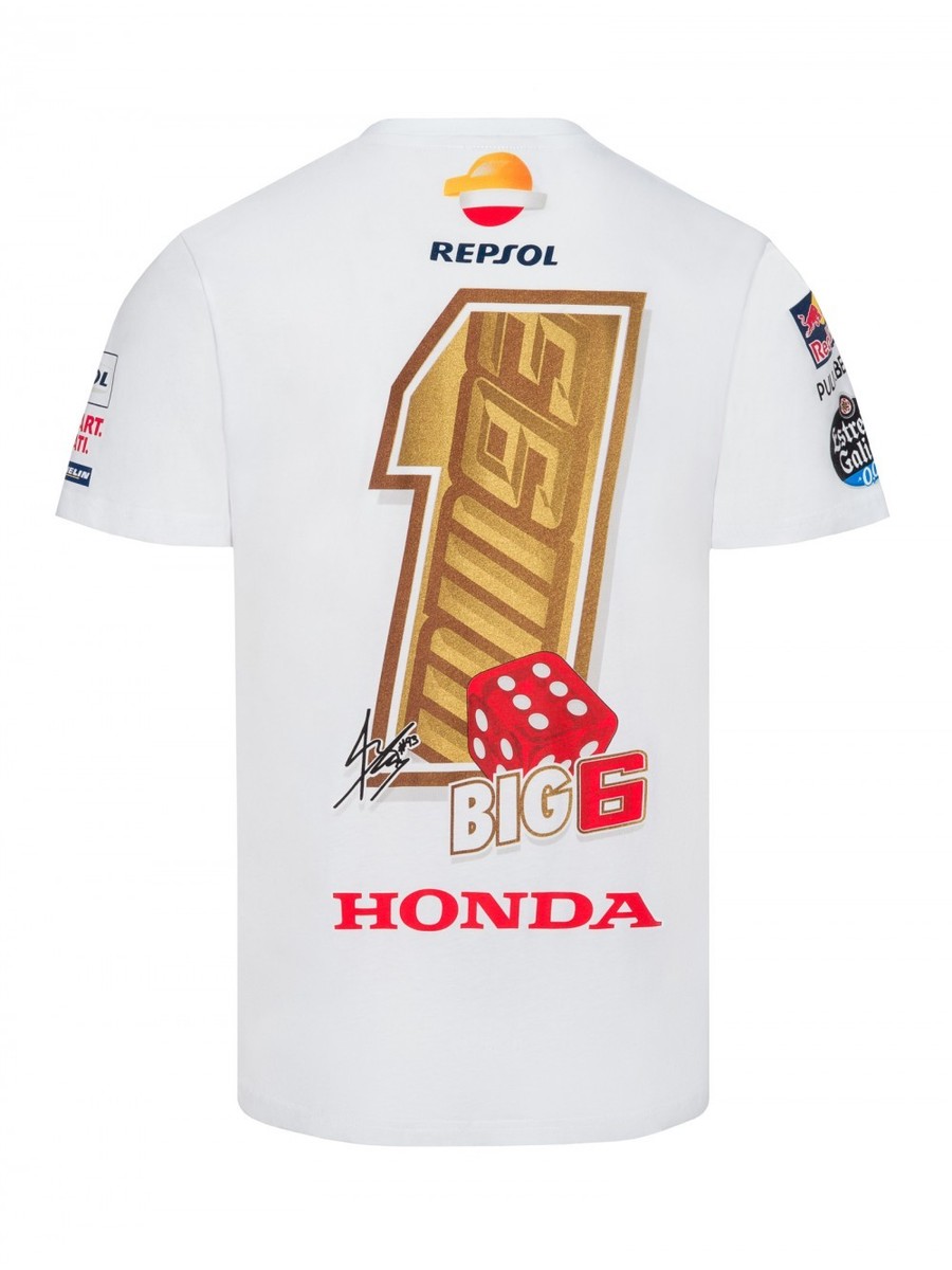 Honda Dual Marc Marc Marquez 93 Repsol T-shirt, officieel MotoGP Honda Dual Marc Marc Marquez 93 Repsol T-shirt, officieel MotoGP